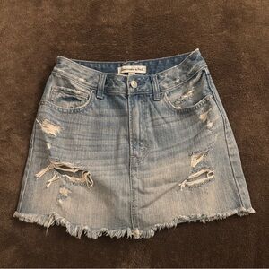 Abercrombie & Fitch mini denim skirt